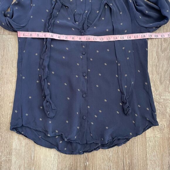 L'AGENCE Nina Star-Print Blouse - Picture 6 of 9